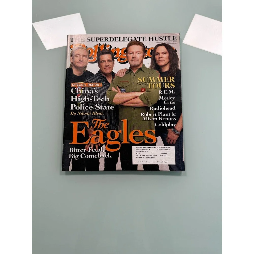 Rolling Stone Magazine - May 29th 2008‎ Issue #1053 The Eagles Cover